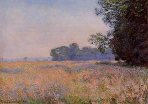 Oat Field by Claude Monet Oil Painting