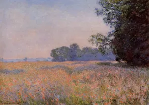 Oat Field by Claude Monet - Oil Painting Reproduction
