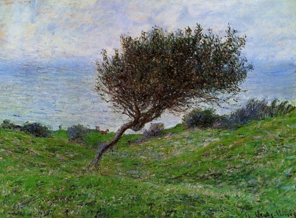 On the Coast at Trouville by Claude Monet - Hand-Painted Oil Painting Reproduction