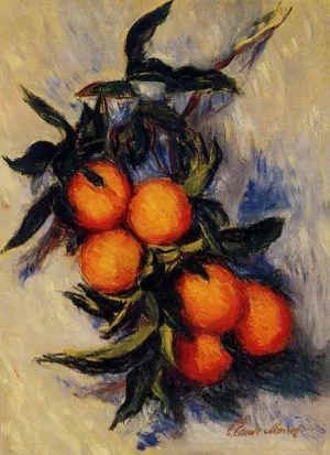 Orange Branch Bearing Fruit by Claude Monet - Oil Painting Reproduction