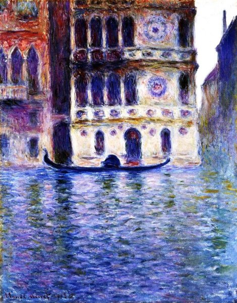 Palazzo Dario by Claude Monet - Hand-Painted Oil Painting Reproduction