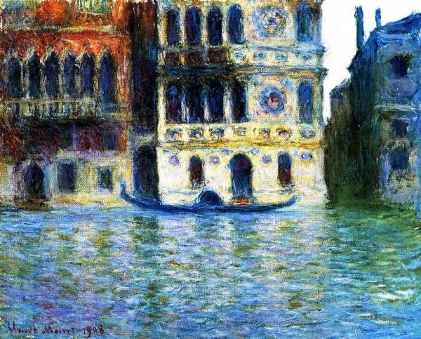Palazzo Dario by Claude Monet - Hand-Painted Oil Painting Reproduction