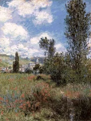 Path in the Ile Saint-Martin, Vetheuil by Claude Monet Oil Painting