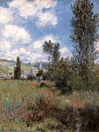 Main Product Photo of Path in the Ile Saint-Martin, Vetheuil  Painting by Claude Monet