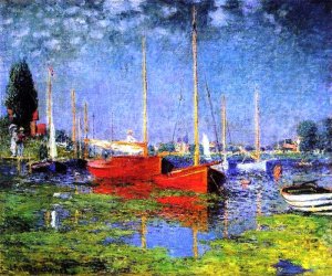 Pleasure Boats at Argenteuil by Claude Monet Oil Painting