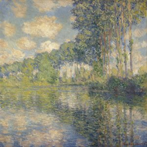 Poplars on the Epte by Claude Monet Oil Painting