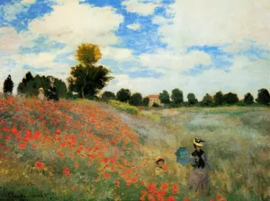 Poppies at Argenteuil by Claude Monet Oil Painting
