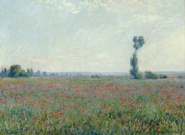 Main Product Photo of Poppy Field 2 Painting by Claude Monet