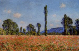 Poppy Field by Claude Monet Oil Painting