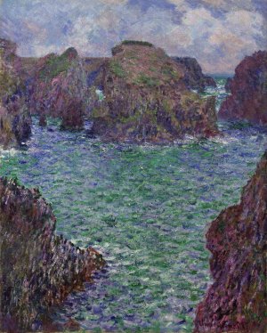 Port-Goulphar, Belle-ile by Claude Monet Oil Painting