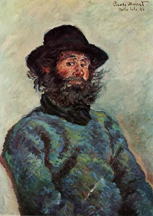 Portrait of Poly, Fisherman at Kervillaouen by Claude Monet - Oil Painting Reproduction