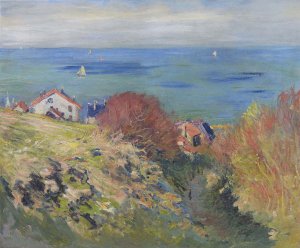Pourville Oil painting by Claude Monet
