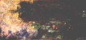 Reflections of Clouds on the Water-Lily Pond by Claude Monet Oil Painting