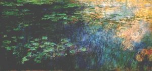 Reflections on the Water by Claude Monet Oil Painting