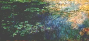 Reflections on the Water by Claude Monet Oil Painting