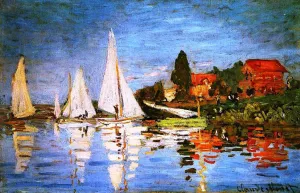 Regatta at Argenteuil II painting by Claude Monet