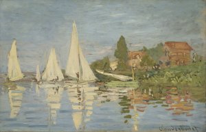 Regattas at Argenteuil by Claude Monet Oil Painting
