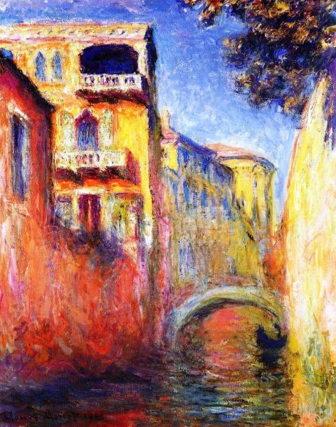 Main Product Photo of Rio della Salute II Painting by Claude Monet