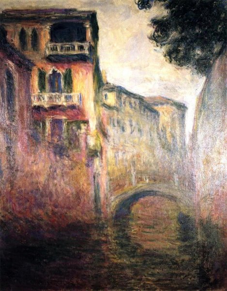 Main Product Photo of Rio della Salute III Painting by Claude Monet