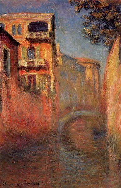 Main Product Photo of Rio della Salute Painting by Claude Monet