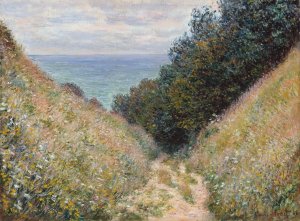 Road at La Cavee, Pourville by Claude Monet Oil Painting