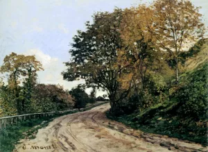 Road by Saint Simeon Farm by Claude Monet - Oil Painting Reproduction