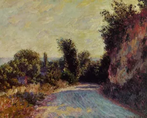 Road Near Giverny by Claude Monet Oil Painting