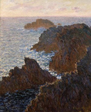 Rocks at Belle-Isle, Port-Domois by Claude Monet Oil Painting