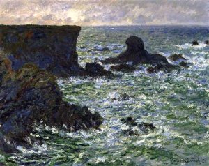 Rocks at Port Coton, the Lion Rock Oil painting by Claude Monet