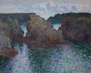 Rocks at Port-Goulphar, Belle-ile by Claude Monet Oil Painting