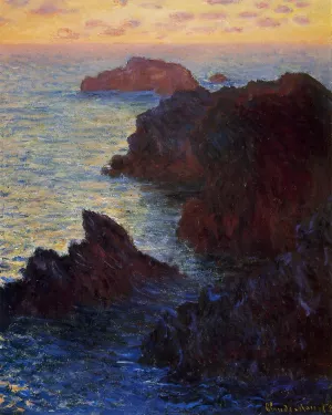 Rocky Point at Port-Goulphar by Claude Monet Oil Painting