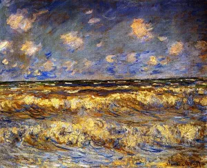 Rough Sea painting by Claude Monet