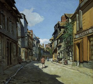 Rue de la Bavole, Honfleur by Claude Monet Oil Painting