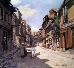 Rue De La Bavolle, Honfleur by Claude Monet Oil Painting