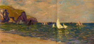 Sailboats at Sea, Pourville by Claude Monet - Oil Painting Reproduction