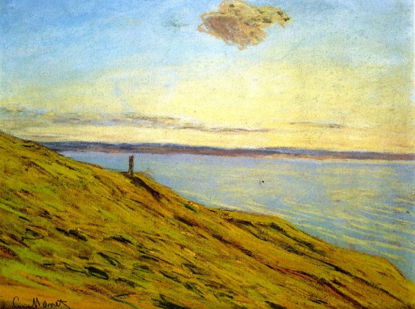 Sainte-Adresse, View Across the Estuary by Claude Monet - Hand-Painted Oil Painting Reproduction
