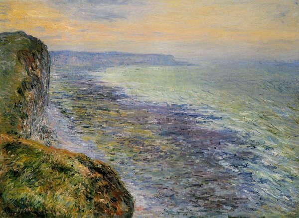 Seascape Near Fecamp by Claude Monet - Hand-Painted Oil Painting Reproduction