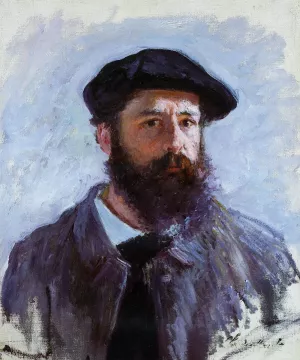 Self Portrait with a Beret by Claude Monet Oil Painting