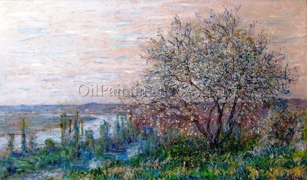 Main Product Photo of Spring in Vetheuil Painting by Claude Monet