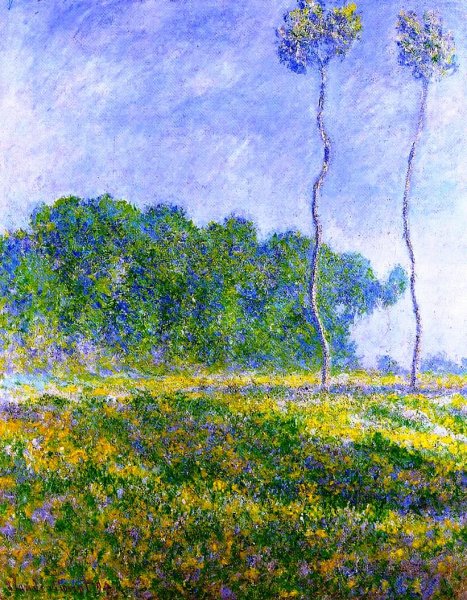 Main Product Photo of Spring Landscape Painting by Claude Monet