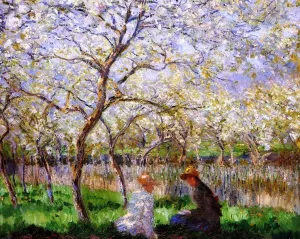 Springtime by Claude Monet Oil Painting