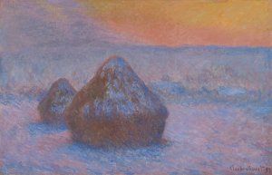 Stacks of Wheat by Claude Monet Oil Painting