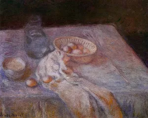 Still Life with Eggs by Claude Monet Oil Painting