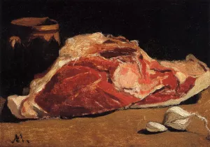 Still Life with Meat by Claude Monet - Oil Painting Reproduction