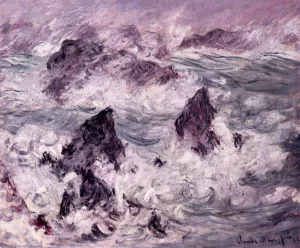Storm at Belle-Ile by Claude Monet - Oil Painting Reproduction