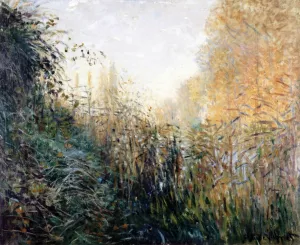 Study of Rushes painting by Claude Monet
