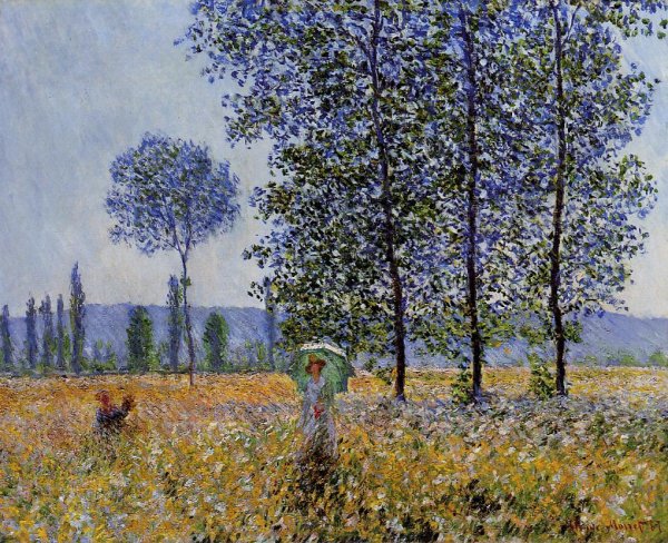 Main Product Photo of Sunlight Effect under the Poplars Painting by Claude Monet