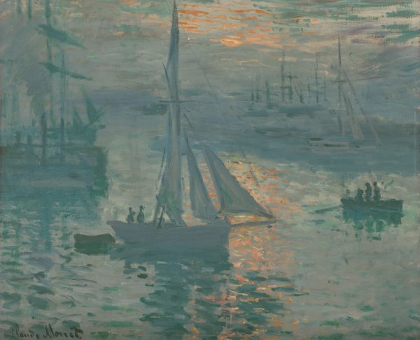 Sunrise  by Claude Monet - Hand-Painted Oil Painting Reproduction