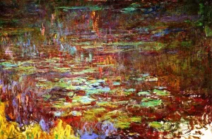 Sunset Right Half by Claude Monet - Oil Painting Reproduction