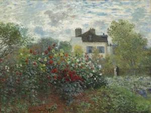 The Artist's Garden in Argenteuil by Claude Monet Oil Painting